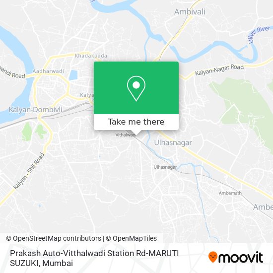 Prakash Auto-Vitthalwadi Station Rd-MARUTI SUZUKI map