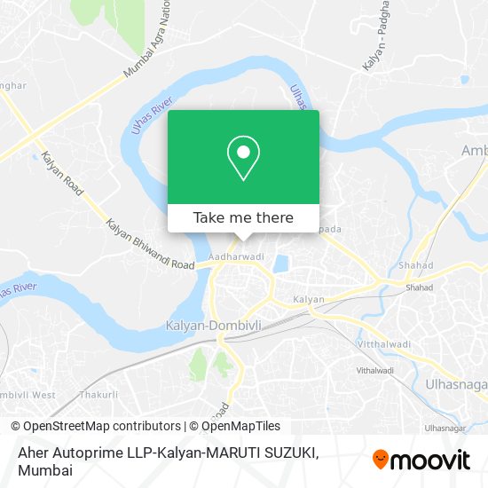 Aher Autoprime LLP-Kalyan-MARUTI SUZUKI map