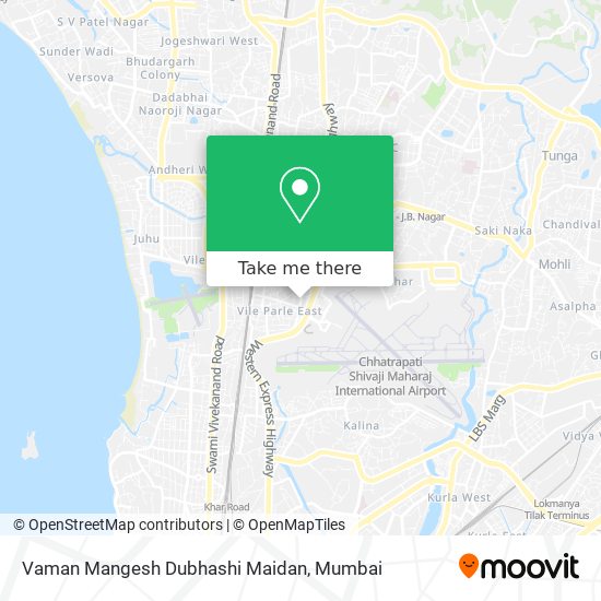 Vaman Mangesh Dubhashi Maidan map