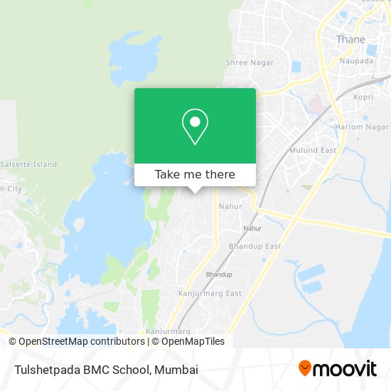 Tulshetpada BMC School map