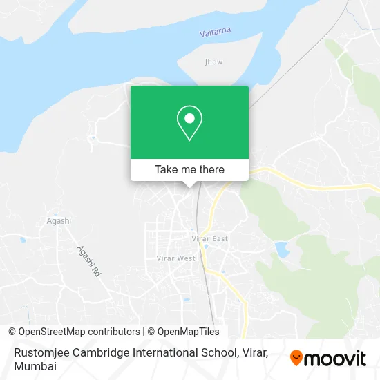 Rustomjee Cambridge International School,Virar map