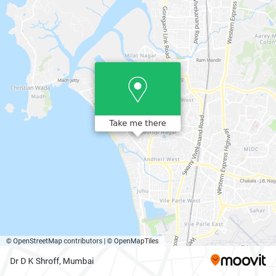 Dr D K Shroff map