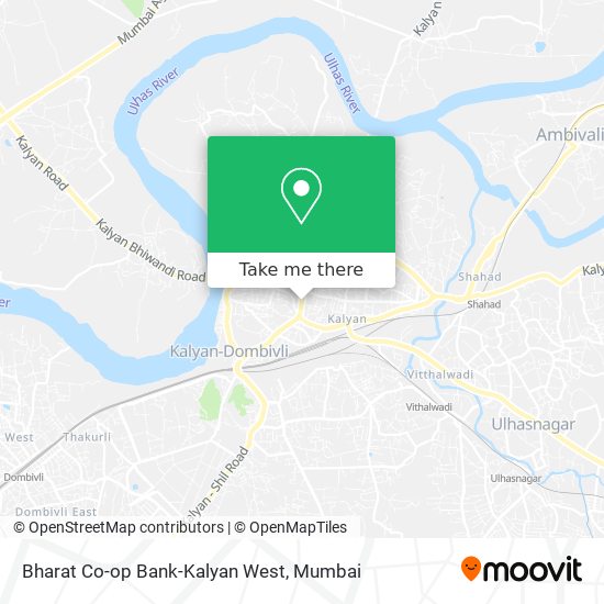 Bharat Co-op Bank-Kalyan West map