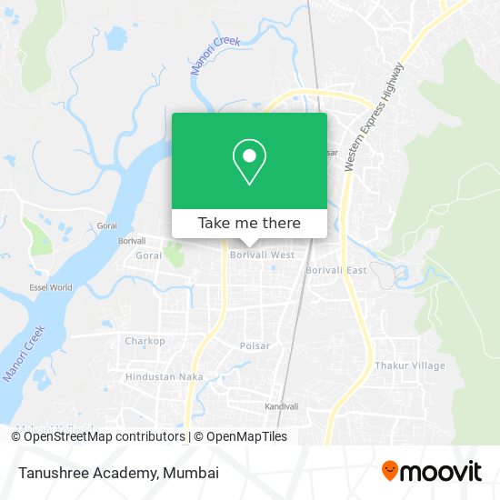 Tanushree Academy map