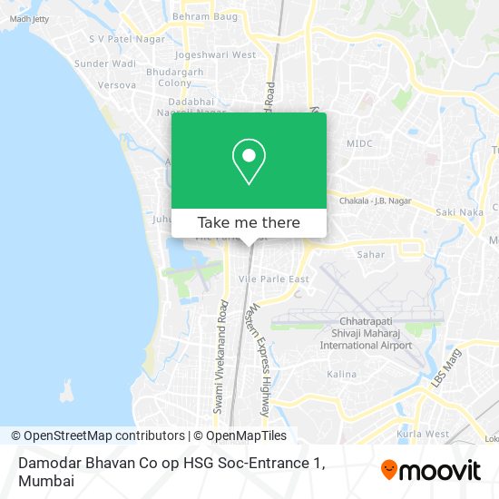 Damodar Bhavan Co op HSG Soc-Entrance 1 map