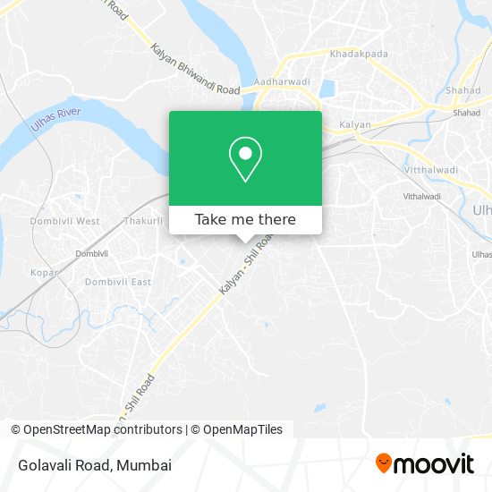 Golavali Road map