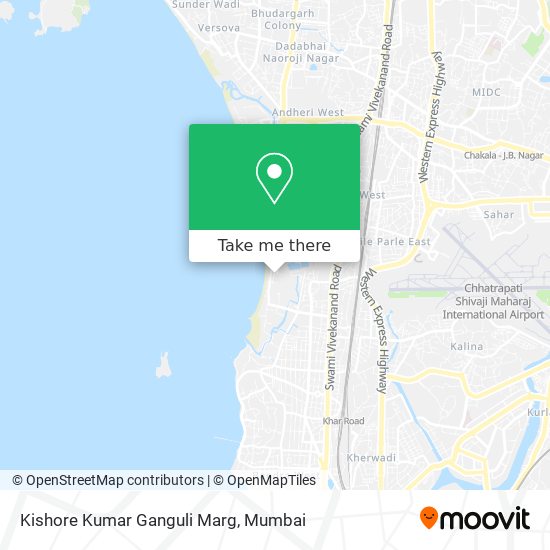 Kishore Kumar Ganguli Marg map