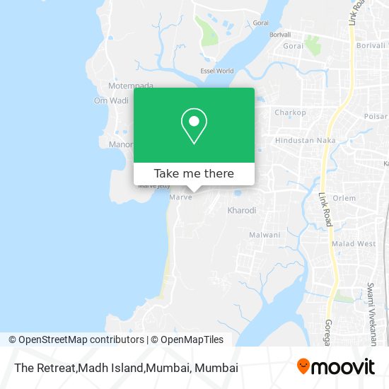 The Retreat,Madh Island,Mumbai map