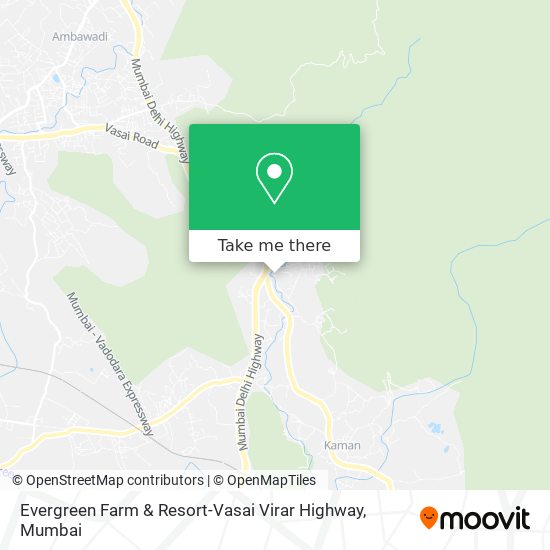 Evergreen Farm & Resort-Vasai Virar Highway map