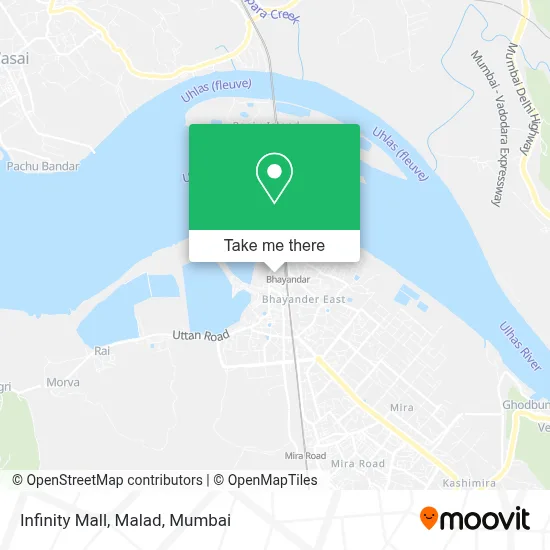 Infinity Mall, Malad map