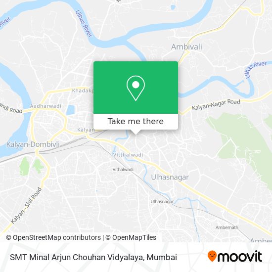 SMT Minal Arjun Chouhan Vidyalaya map