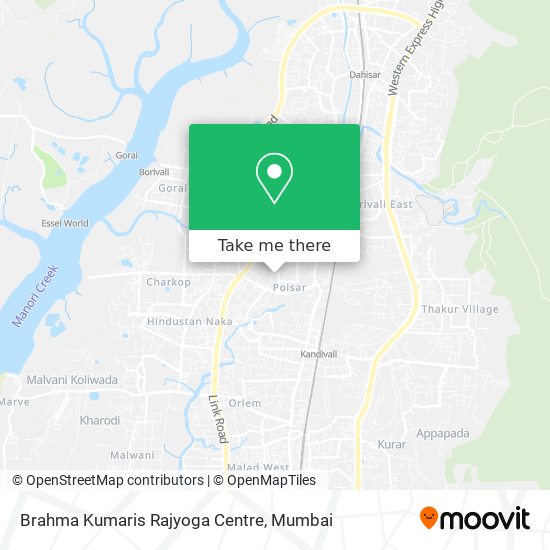 Brahma Kumaris Rajyoga Centre map