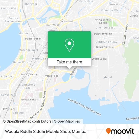 Wadala Riddhi Siddhi Mobile Shop map
