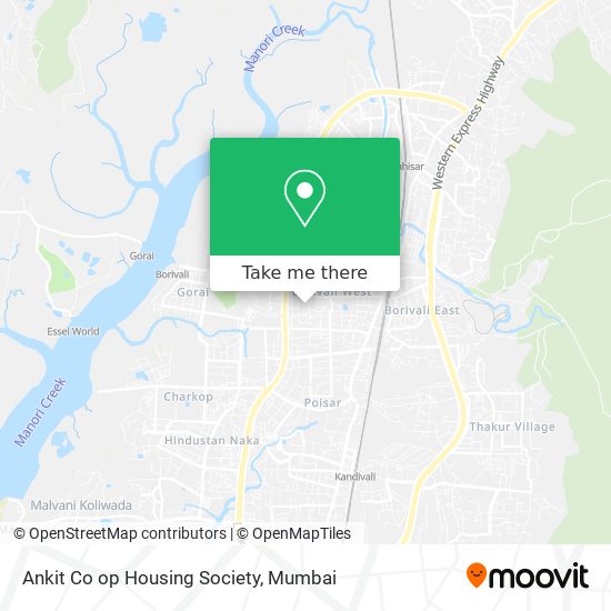 Ankit Co op Housing Society map