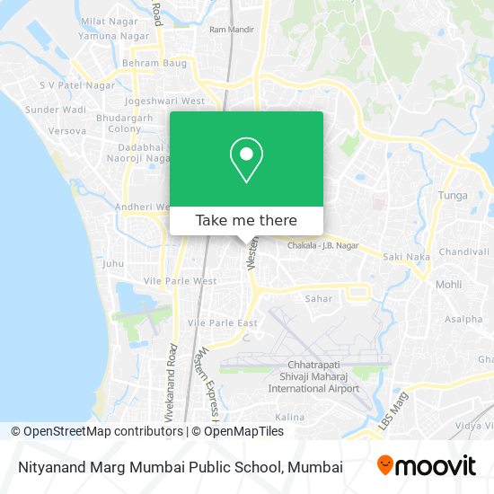 Nityanand Marg Mumbai Public School map