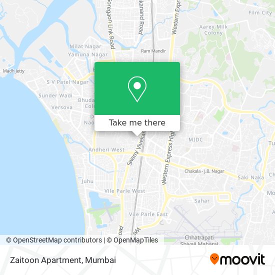 Zaitoon Apartment map