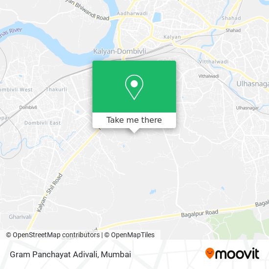 Gram Panchayat Adivali map