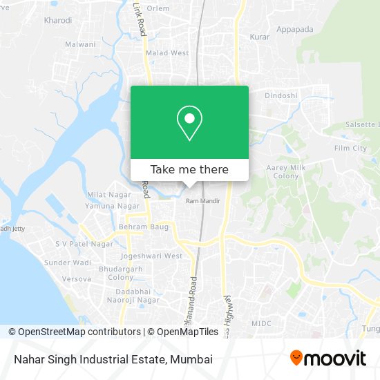 Nahar Singh Industrial Estate map