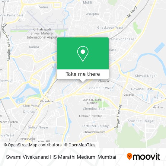 Swami Vivekanand HS Marathi Medium map