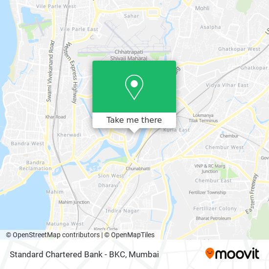 Standard Chartered Bank - BKC map