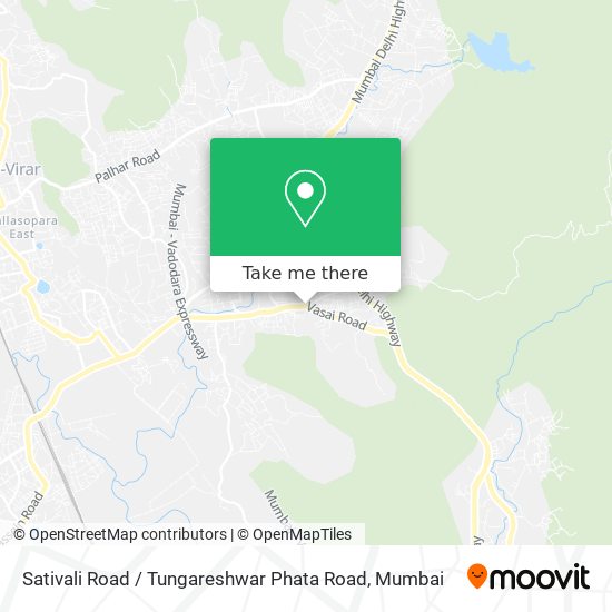 Sativali Road / Tungareshwar Phata Road map