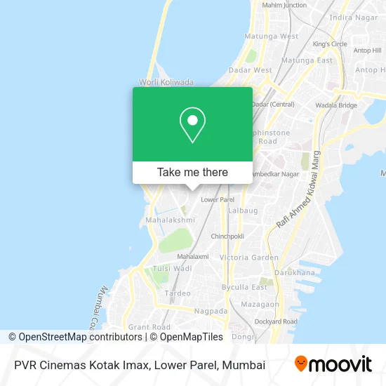 PVR Cinemas Kotak Imax, Lower Parel map