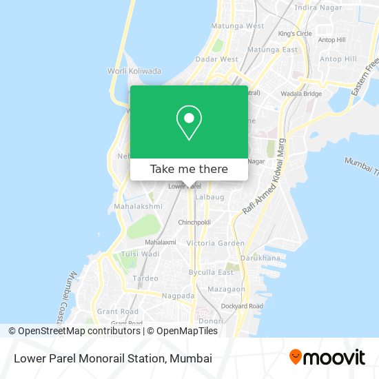 Lower Parel Monorail Station map