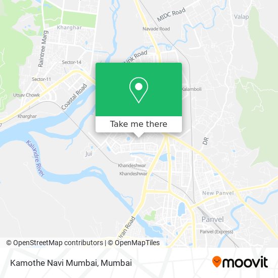 Kamothe Navi Mumbai map