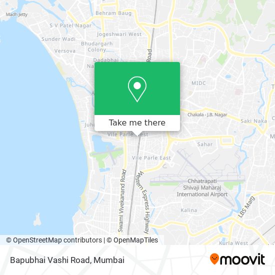 Bapubhai Vashi Road map