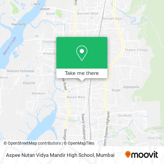 Aspee Nutan Vidya Mandir High School map