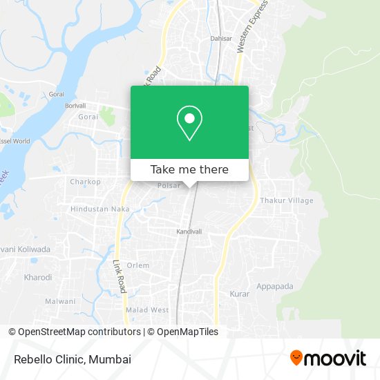 Rebello Clinic map