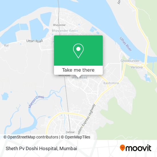 Sheth Pv Doshi Hospital map