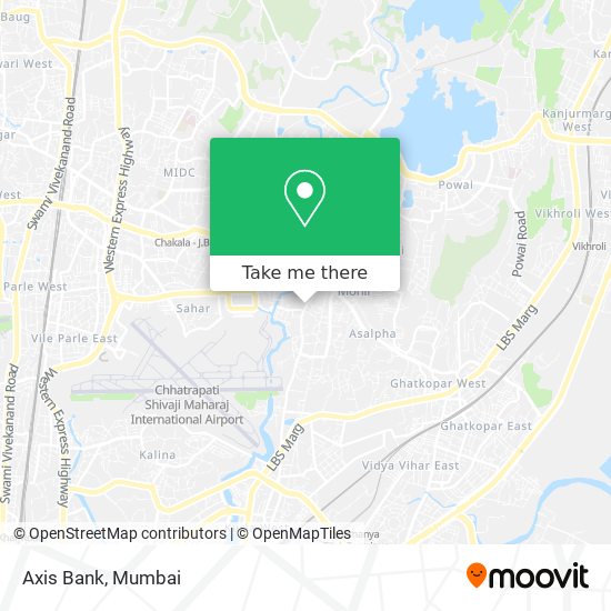 Axis Bank map