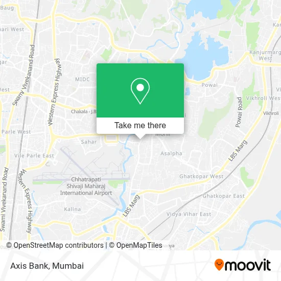 Axis Bank map