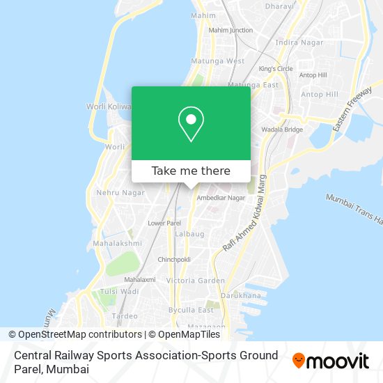 Central Railway Sports Association-Sports Ground Parel map