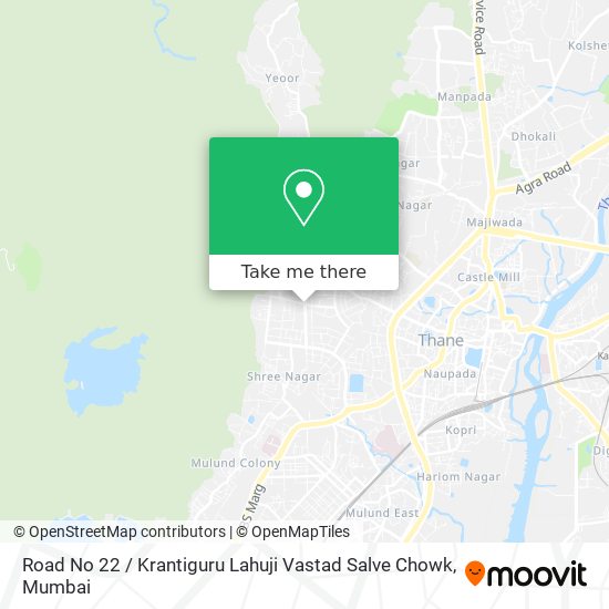 Road No 22 / Krantiguru Lahuji Vastad Salve Chowk map