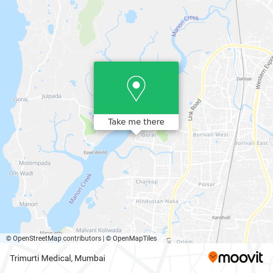 Trimurti Medical map