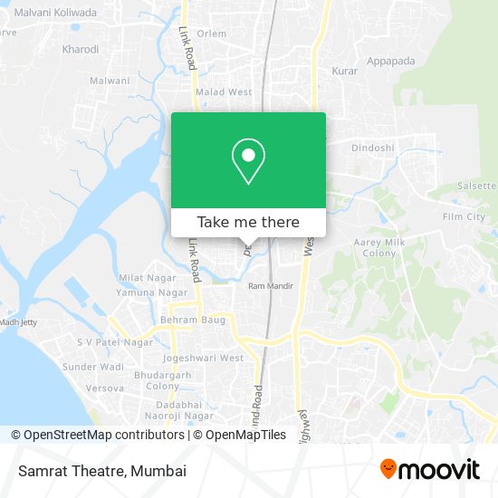 Samrat Theatre map