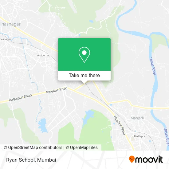 Ryan School map