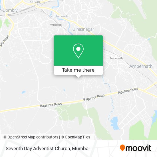 Seventh Day Adventist Church map
