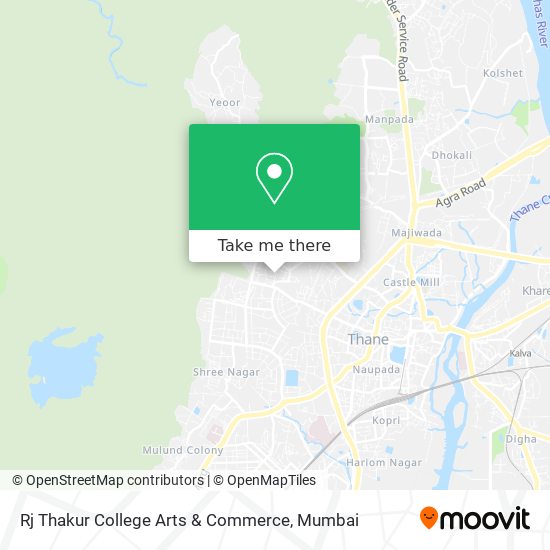 Rj Thakur College Arts & Commerce map