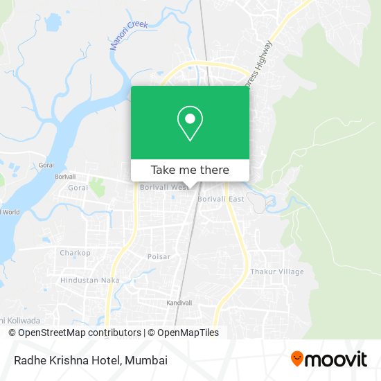 Radhe Krishna Hotel map