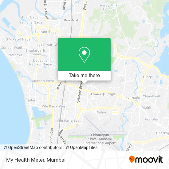 My Health Meter map