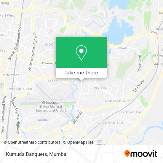 Kumuda Banquets map