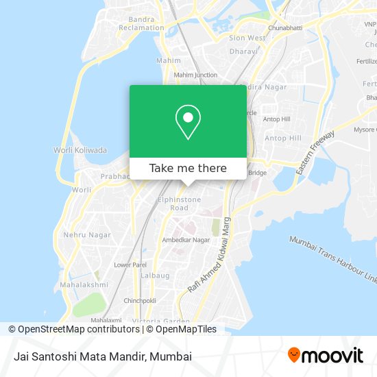 Jai Santoshi Mata Mandir map