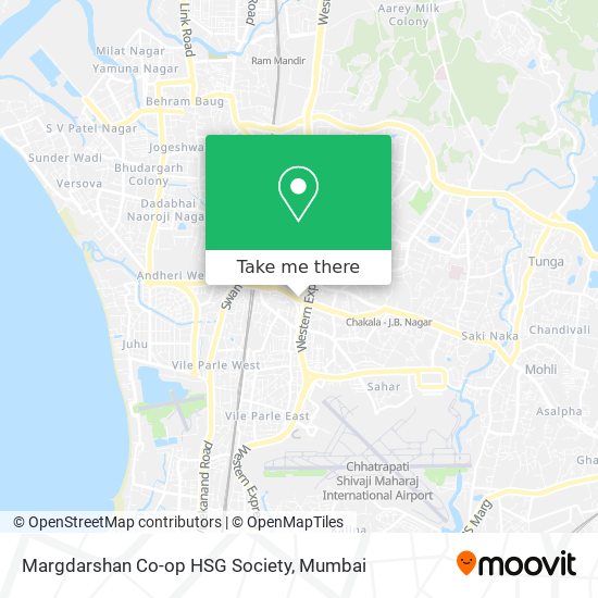 Margdarshan Co-op HSG Society map
