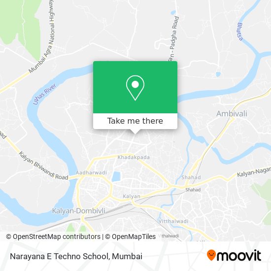 Narayana E Techno School map