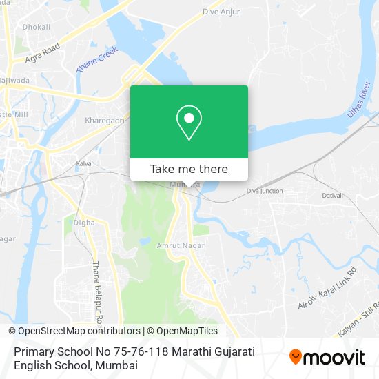 Primary School No 75-76-118 Marathi Gujarati English School map