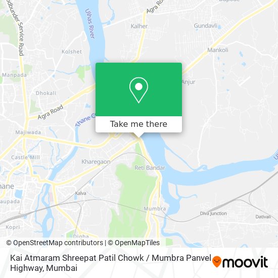 Kai Atmaram Shreepat Patil Chowk / Mumbra Panvel Highway map