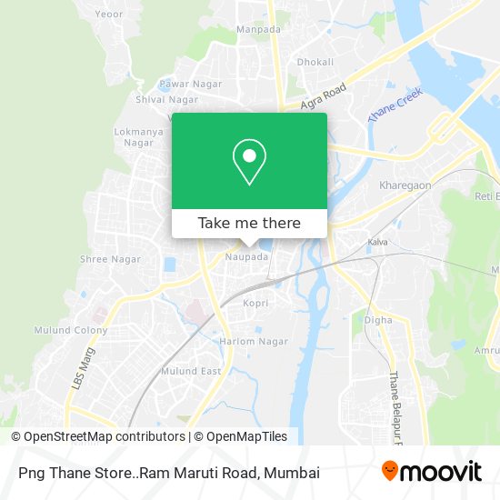 Png Thane Store..Ram Maruti Road map